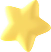 3D Floating Element Star